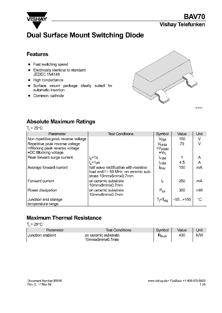 BAV70_1025182.PDF Datasheet