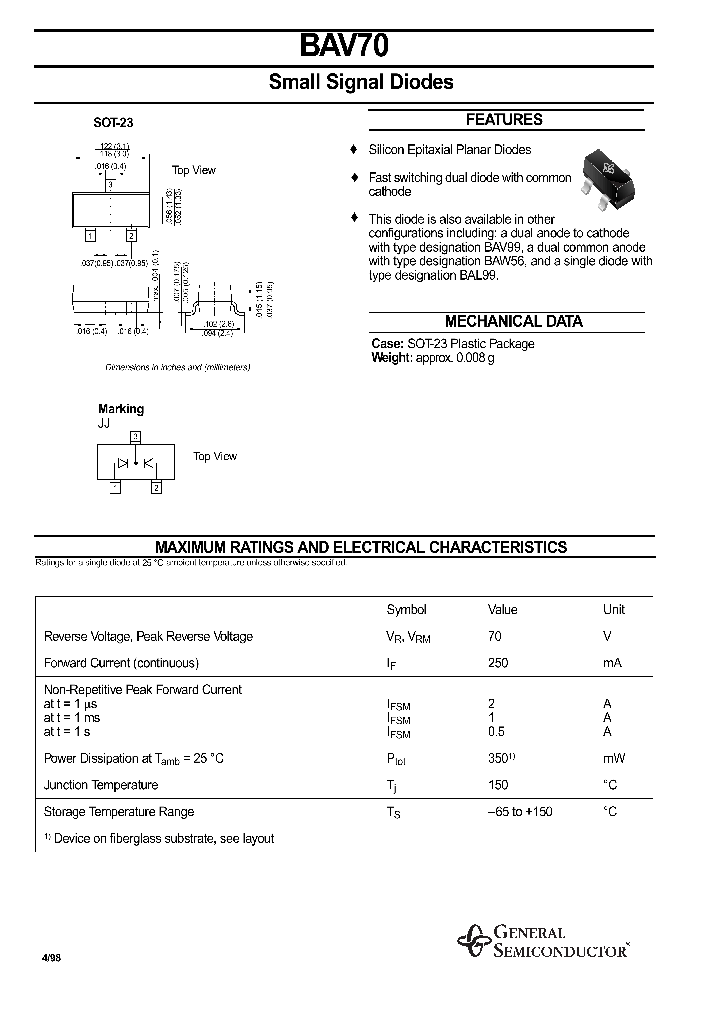 BAV70_1025185.PDF Datasheet