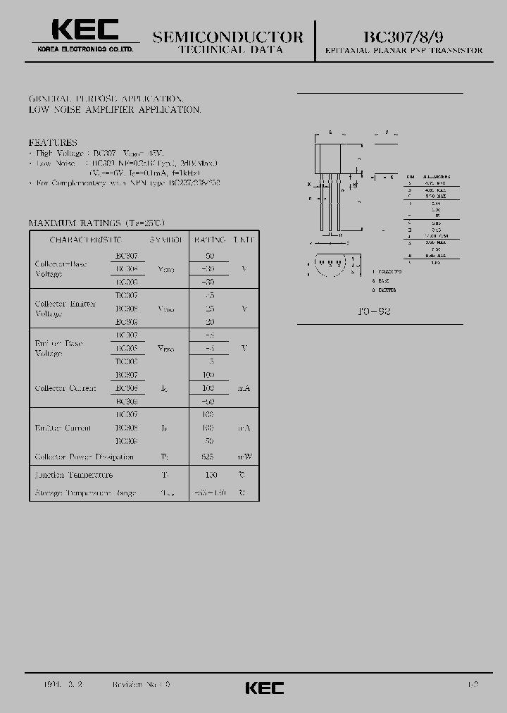 BC309_1217838.PDF Datasheet