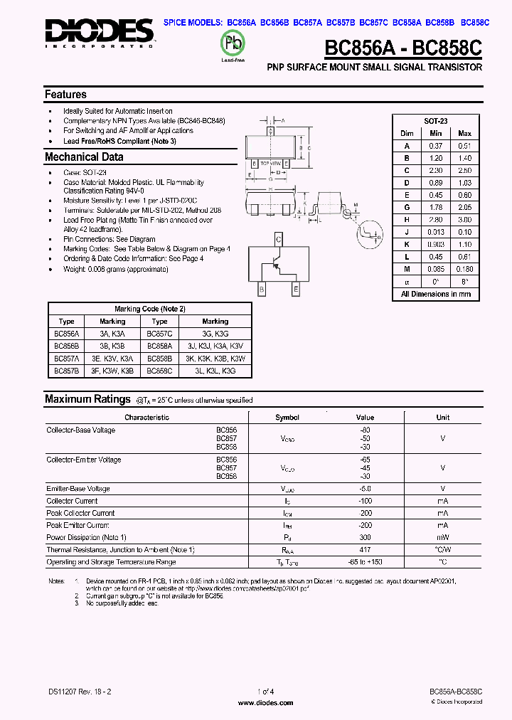 BC856_1109643.PDF Datasheet