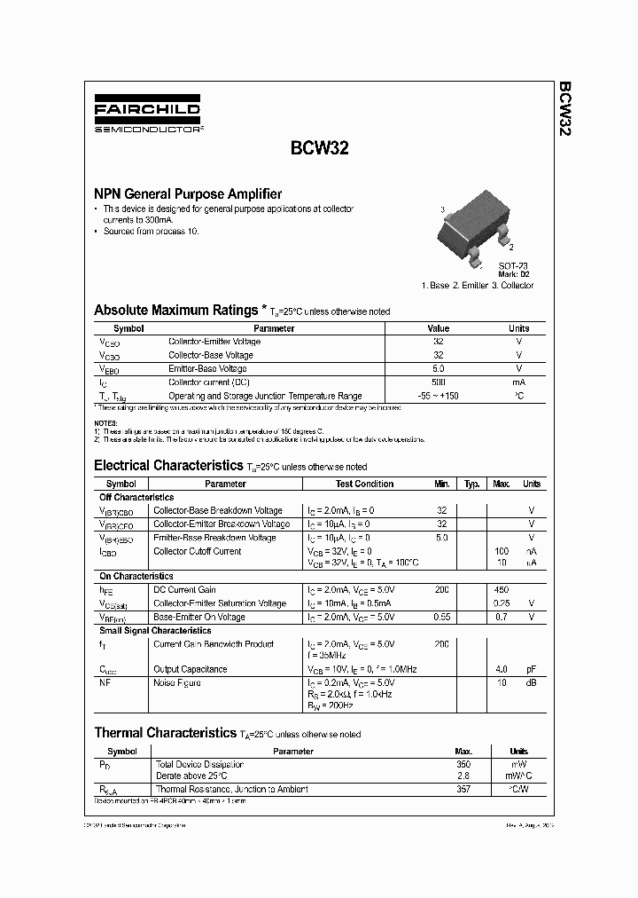 BCW32_1151488.PDF Datasheet