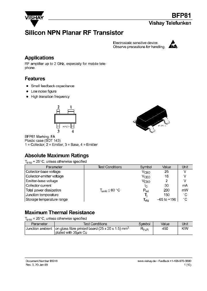 BFP81_1219213.PDF Datasheet