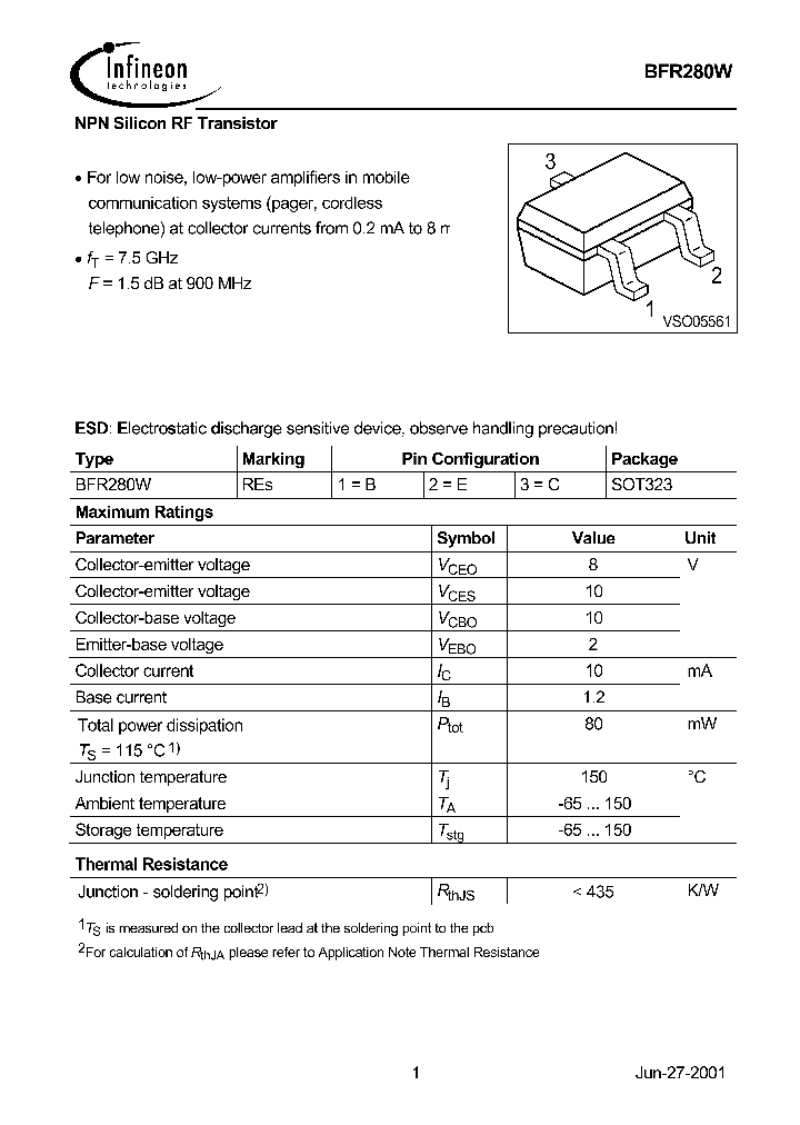 BFR280W_1146867.PDF Datasheet