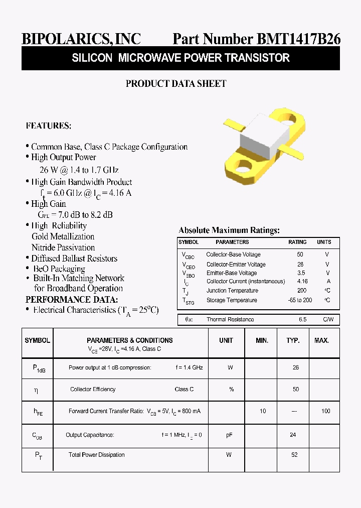 BMT1417B26_1219940.PDF Datasheet