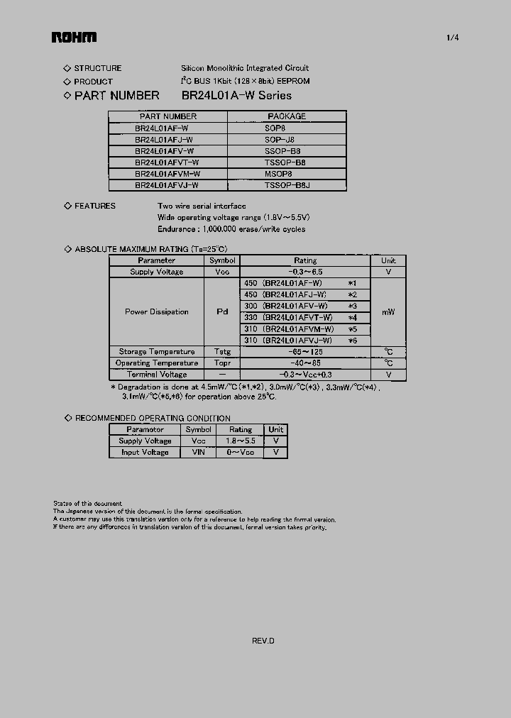 BR24L01AFVT-W_1220304.PDF Datasheet