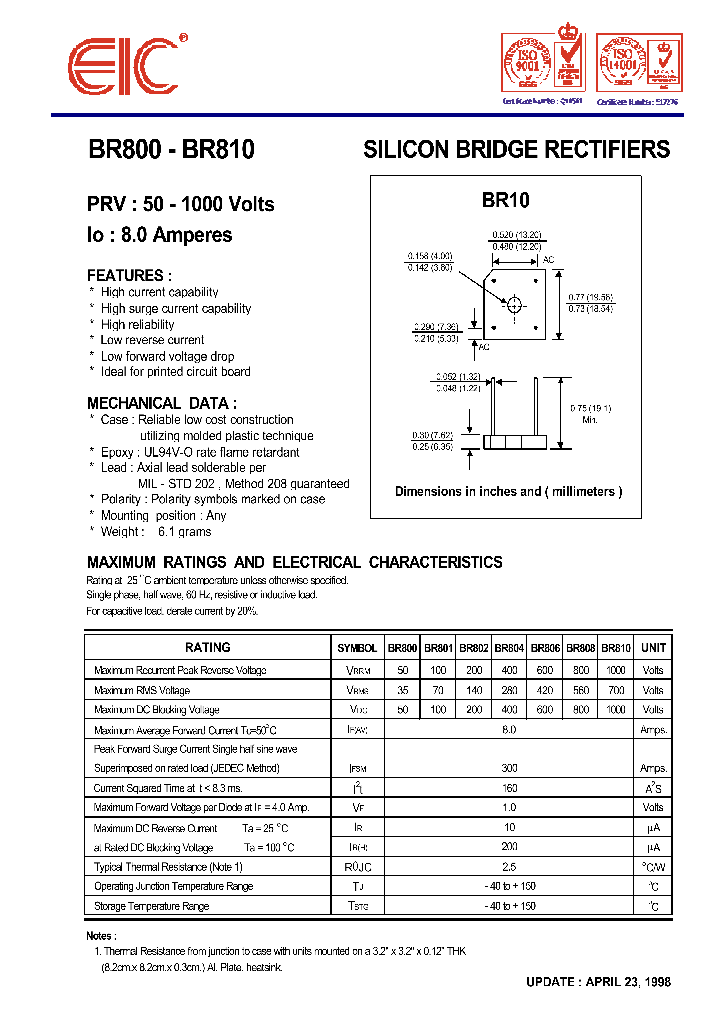 BR810_1220362.PDF Datasheet