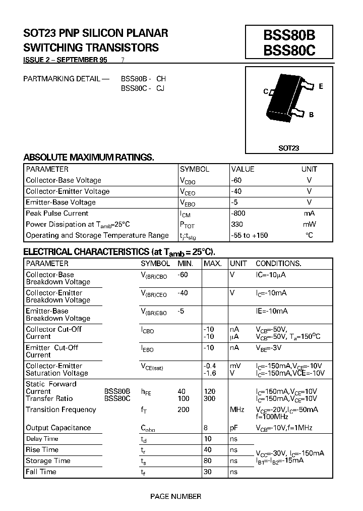 BSS80C_1161979.PDF Datasheet