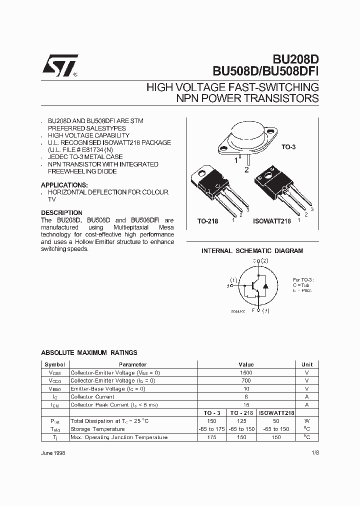 BU508DFI_1221690.PDF Datasheet