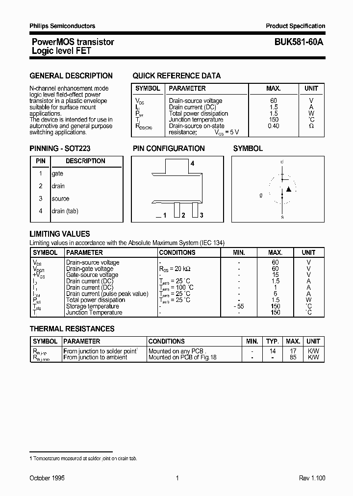 BUK581-60A_1221911.PDF Datasheet