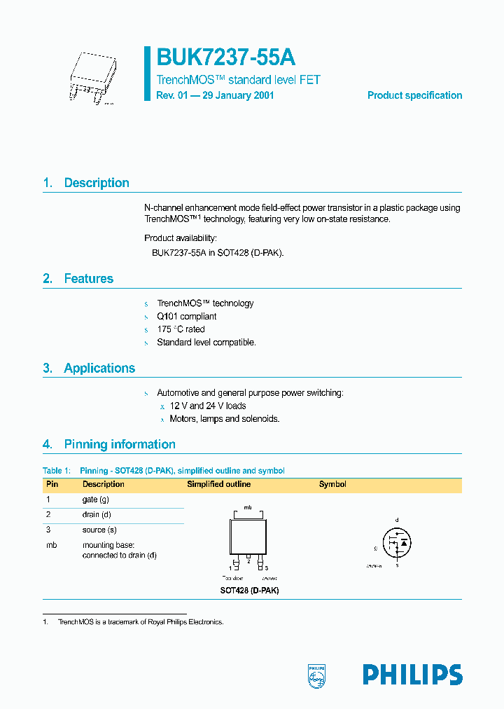 BUK7237-55A_1221927.PDF Datasheet