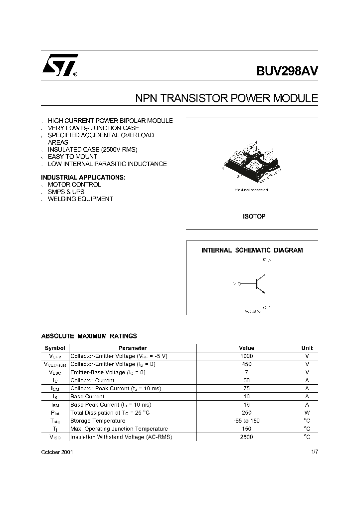 BUV298AV01_1125450.PDF Datasheet