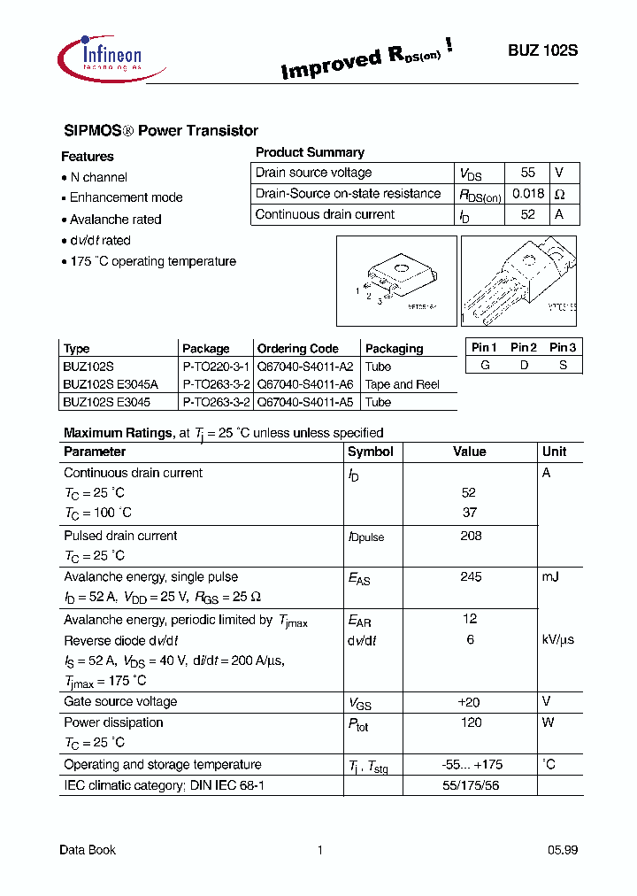 BUZ102S_1147388.PDF Datasheet