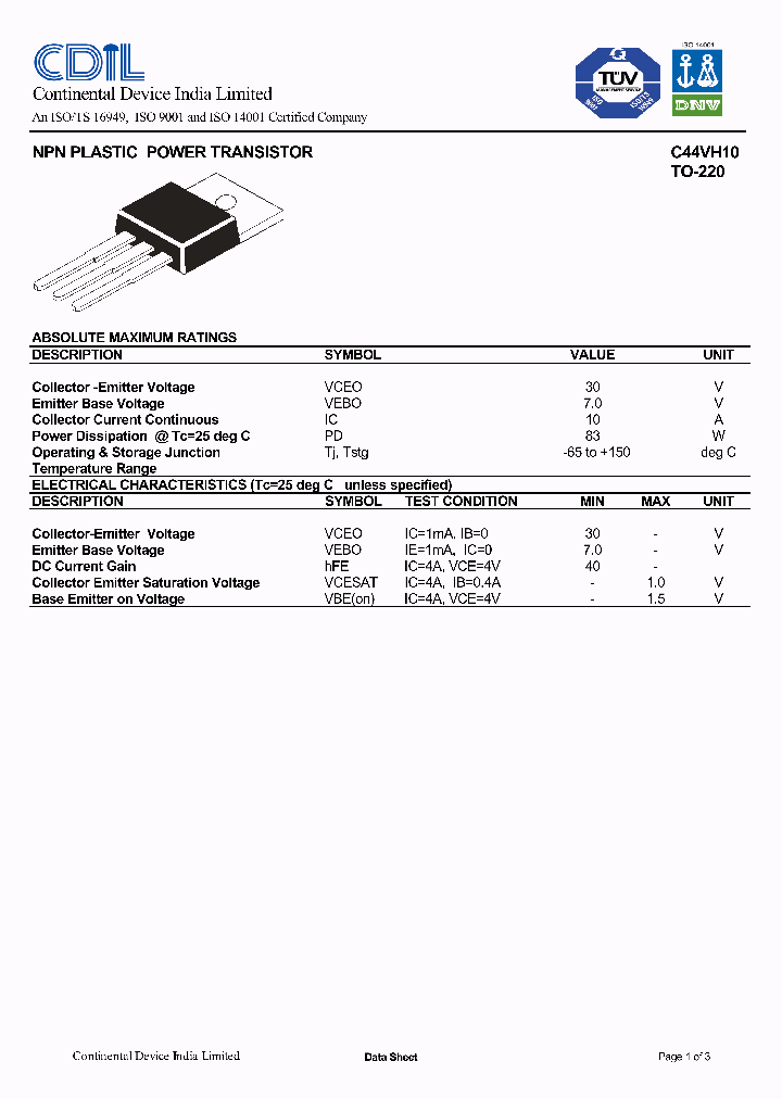 C44VH10_1176022.PDF Datasheet