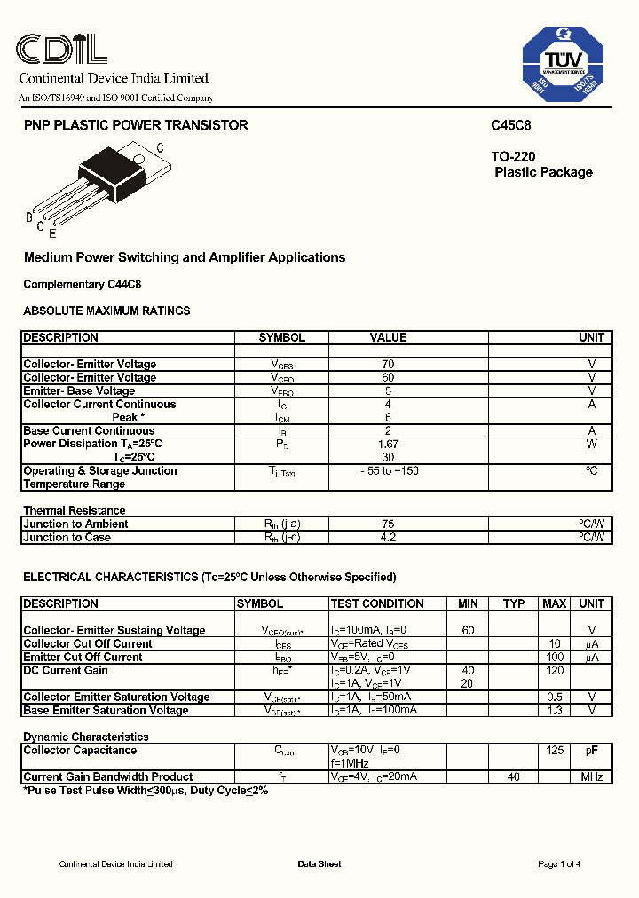 C45C8_1223350.PDF Datasheet