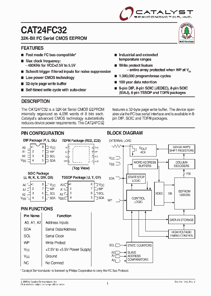 CAT24FC32ZD2ITE13_1224028.PDF Datasheet