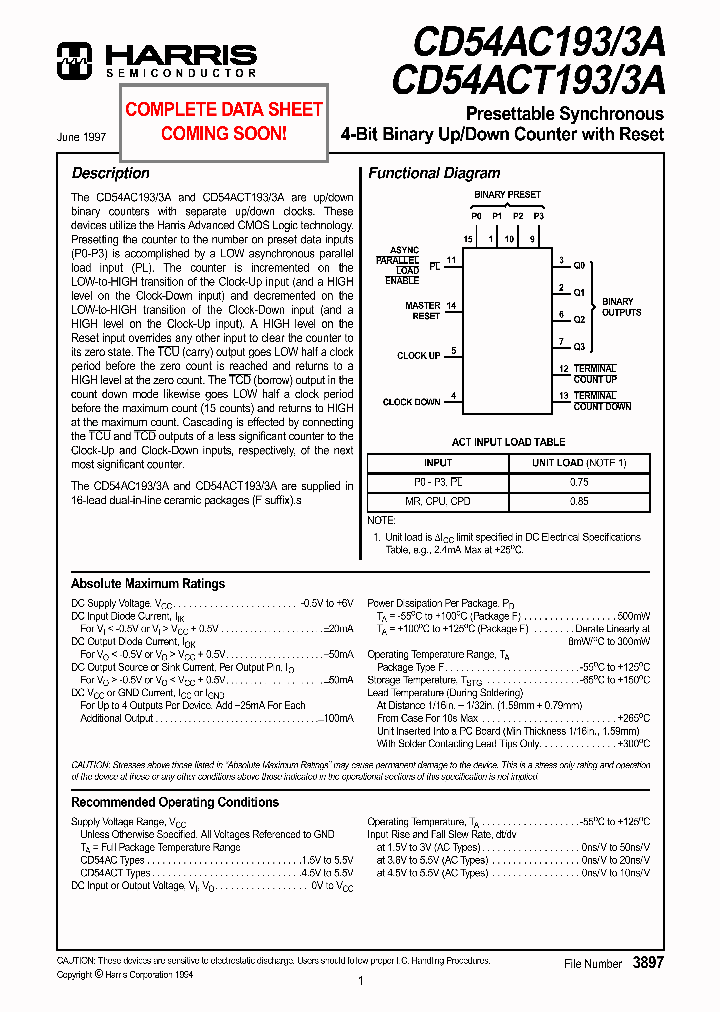 CD54ACT1933A_1224755.PDF Datasheet