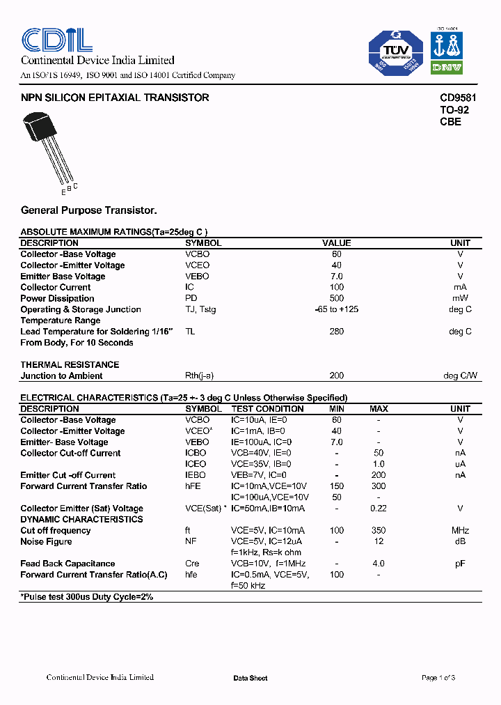 CD9581_1176019.PDF Datasheet