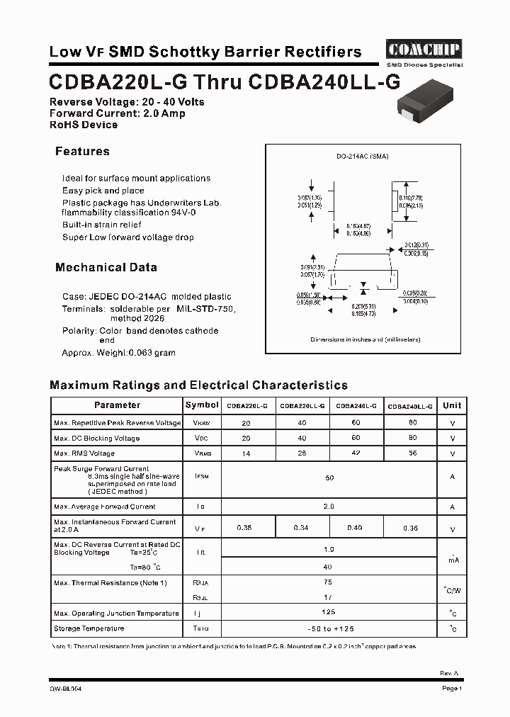 CDBA240LL-G_1225162.PDF Datasheet