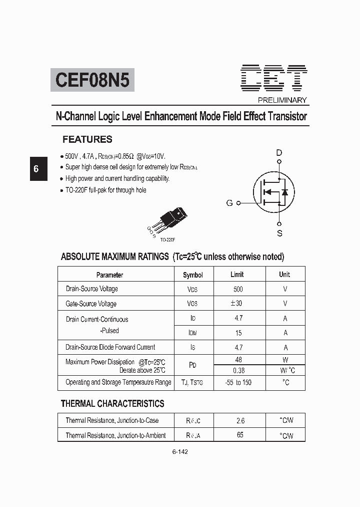 CEF08N5_1225692.PDF Datasheet