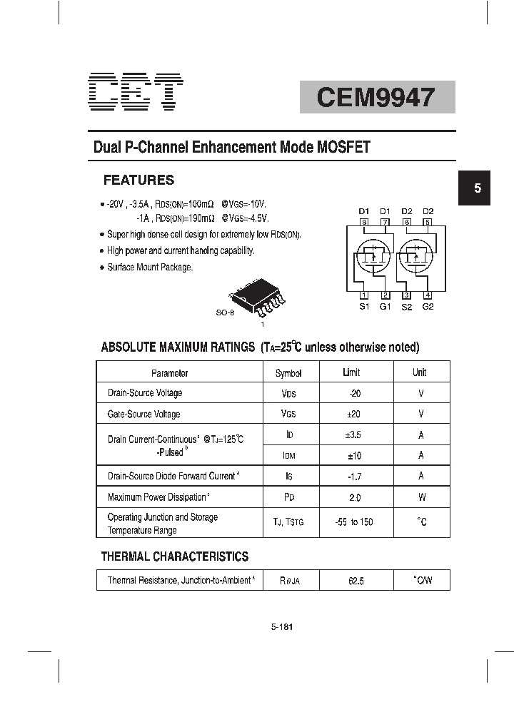 CEM9947_1225777.PDF Datasheet