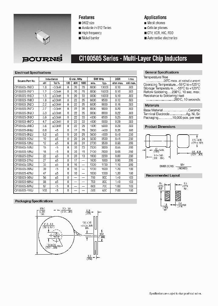 CI100505-R10J_1226222.PDF Datasheet