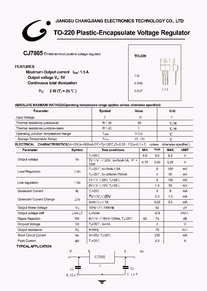 CJ7805-TO-220_1226241.PDF Datasheet