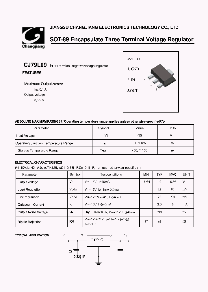 CJ79L09-SOT-89_1226308.PDF Datasheet