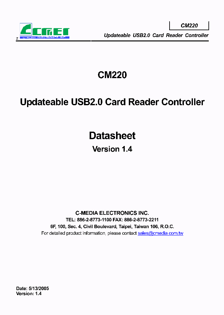 CM220_1226837.PDF Datasheet