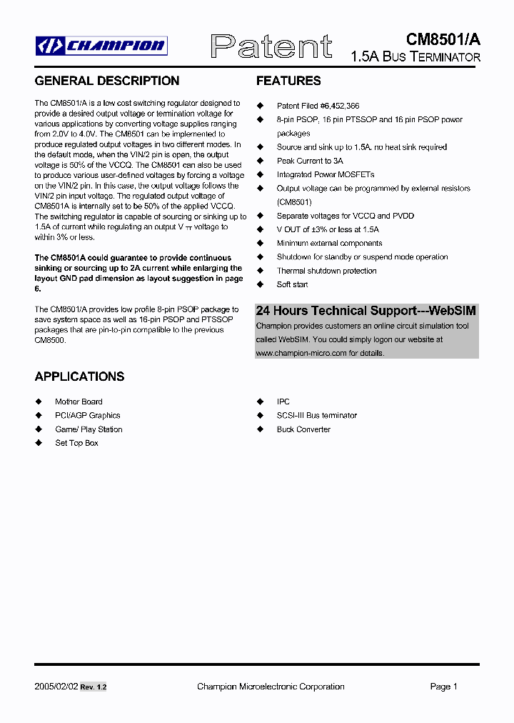 CM8501IT_1227087.PDF Datasheet