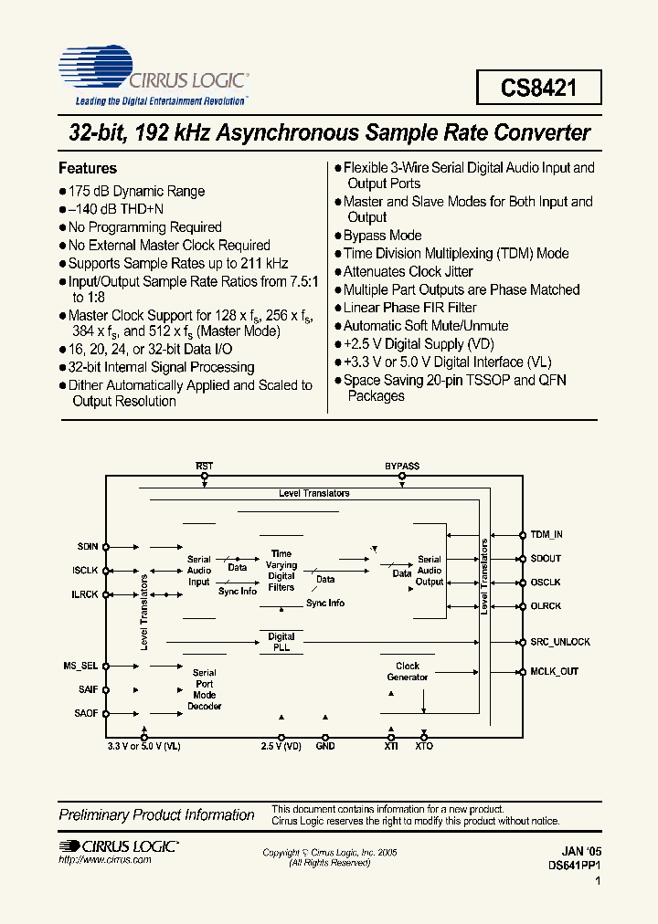 CS8421-DZZR_1229002.PDF Datasheet