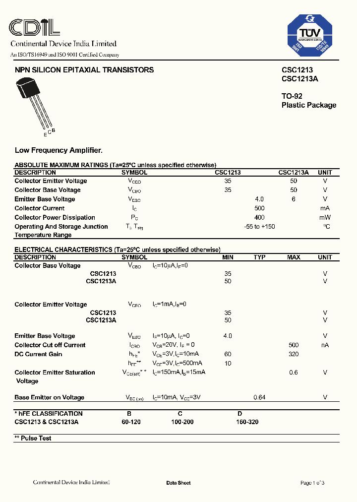 CSC1213D_1229046.PDF Datasheet