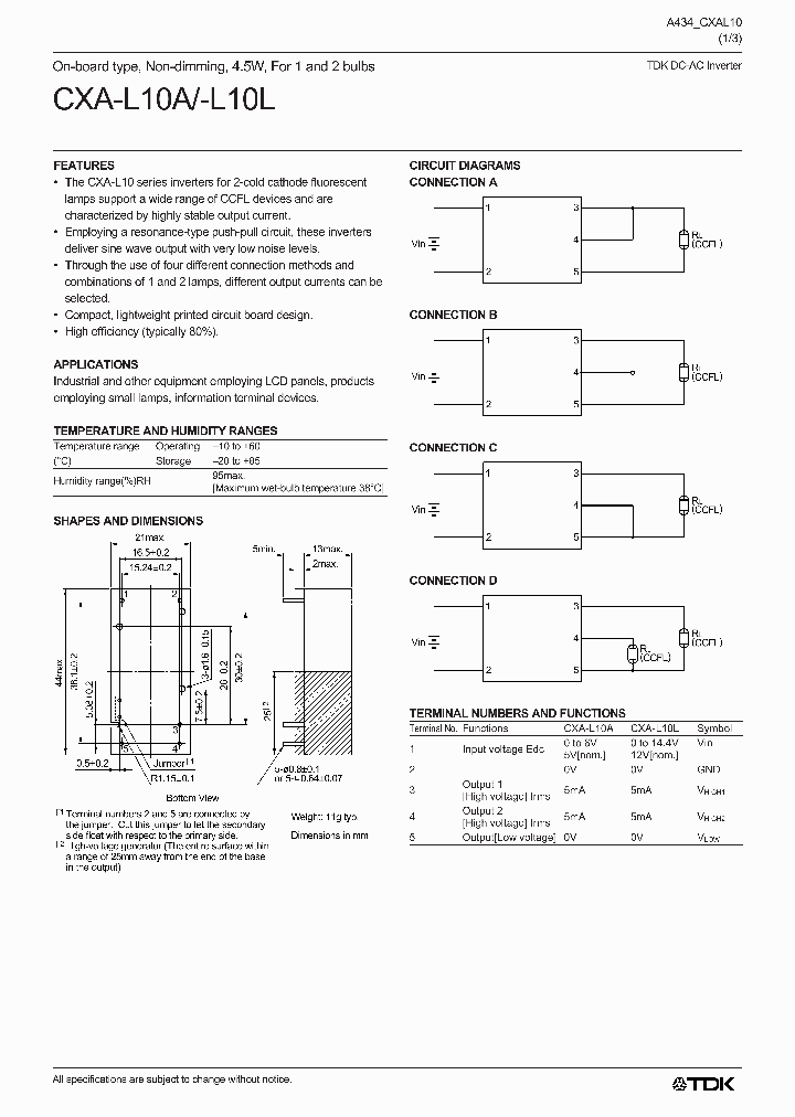 CXA-L10A_1229786.PDF Datasheet