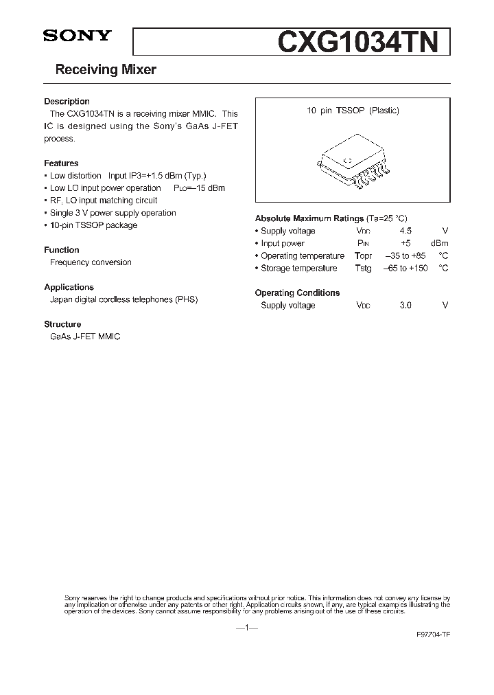 CXG1034TN_1229964.PDF Datasheet