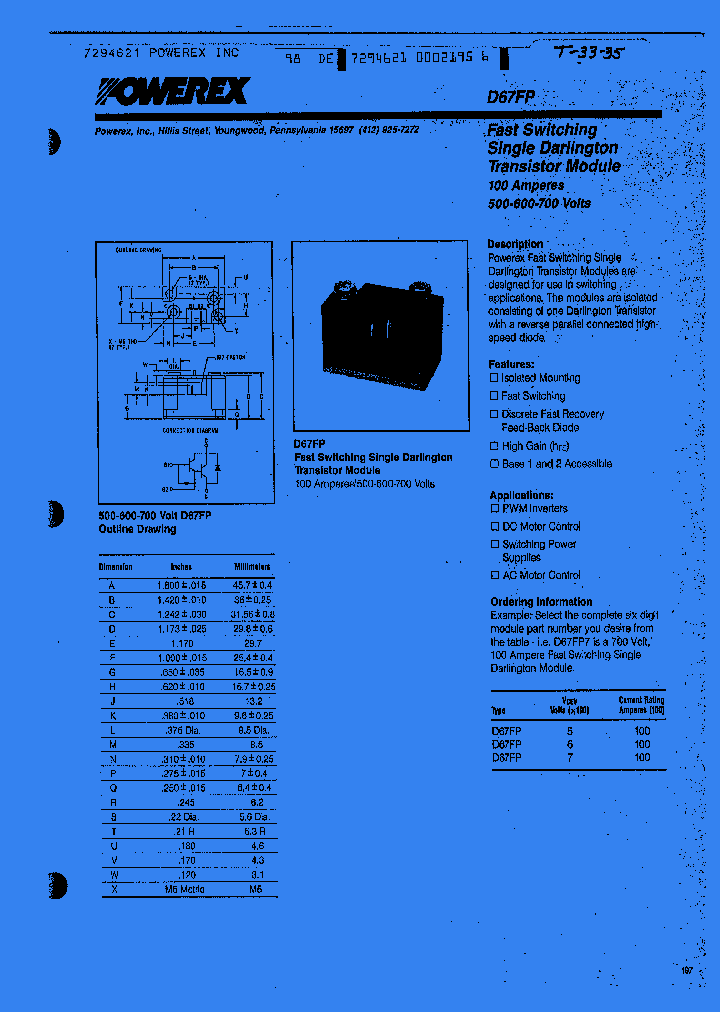 D67FP7100_1231267.PDF Datasheet