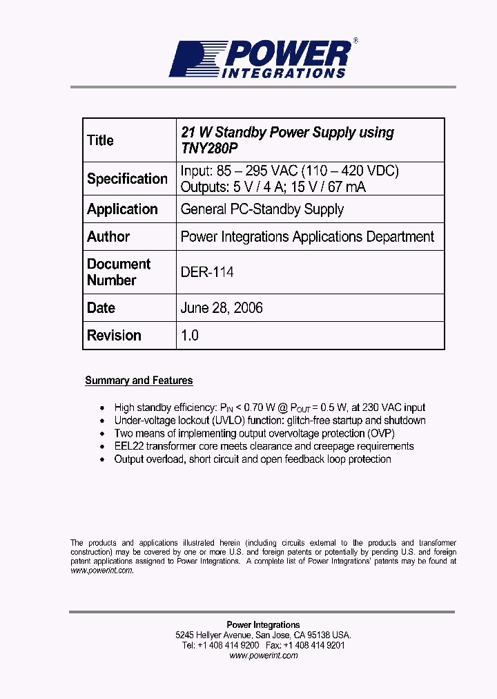 DER-114_1232149.PDF Datasheet