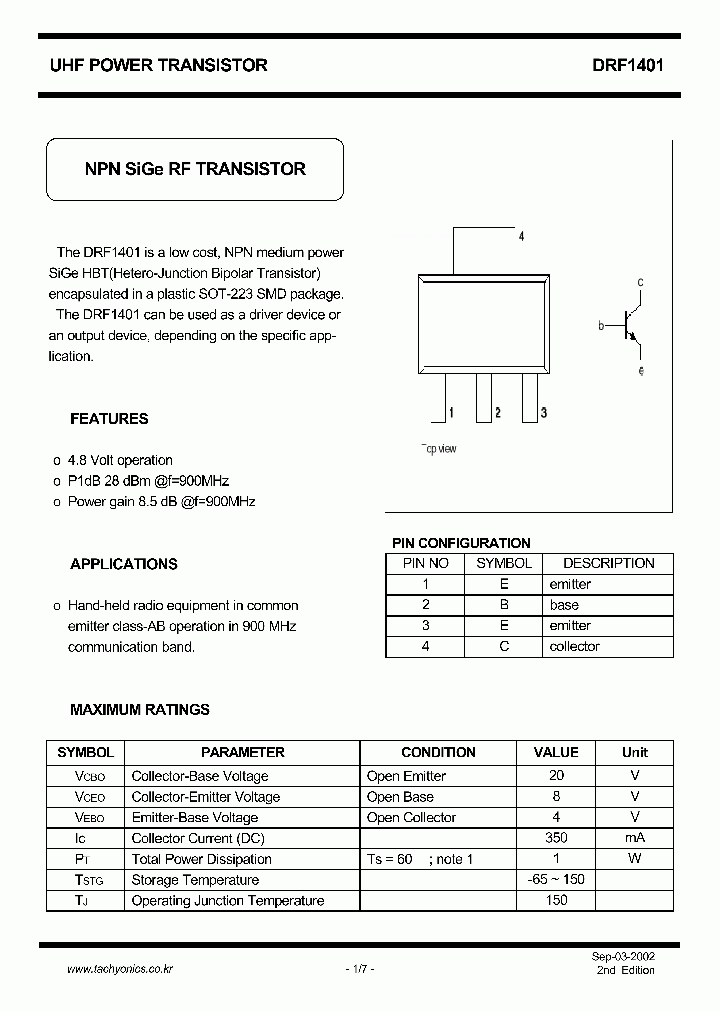 DRF1401_1233781.PDF Datasheet