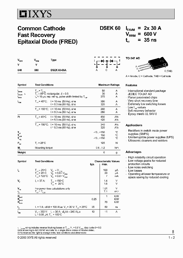 DSEK60_1090888.PDF Datasheet