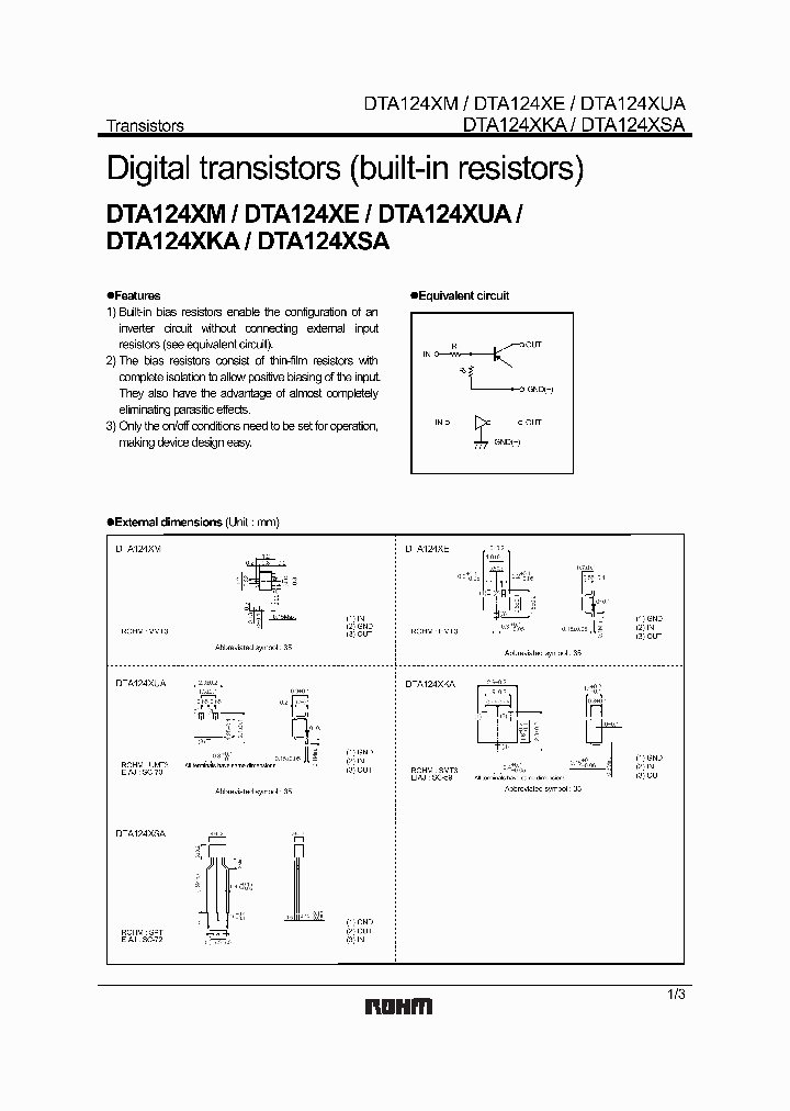 DTA124XUA_1235014.PDF Datasheet