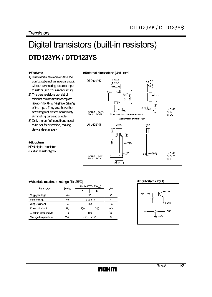 DTD123YS_1235239.PDF Datasheet