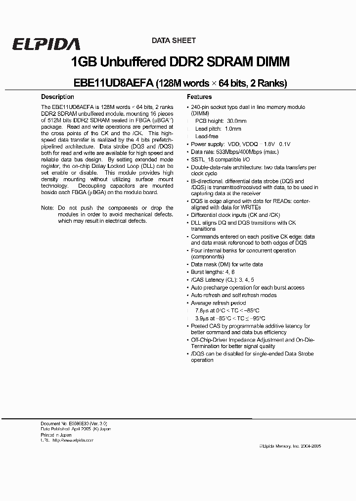 EBE11UD8AEFA-5C-E_1235665.PDF Datasheet