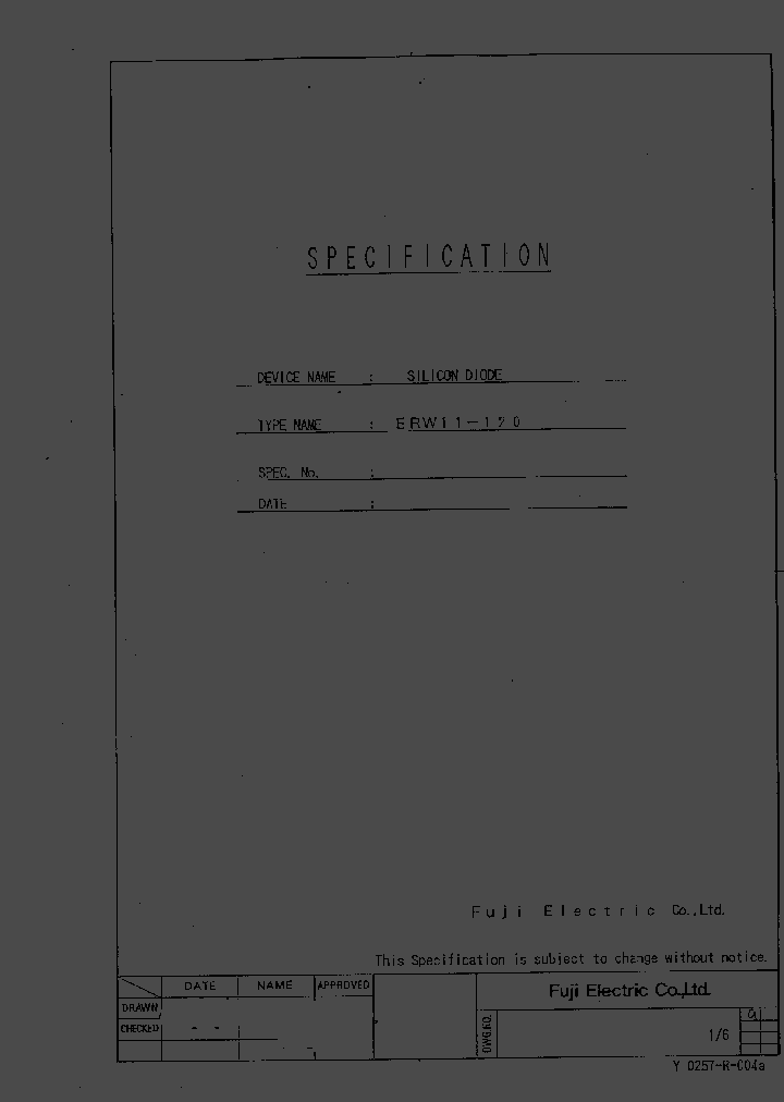 ERW11-120_1237687.PDF Datasheet