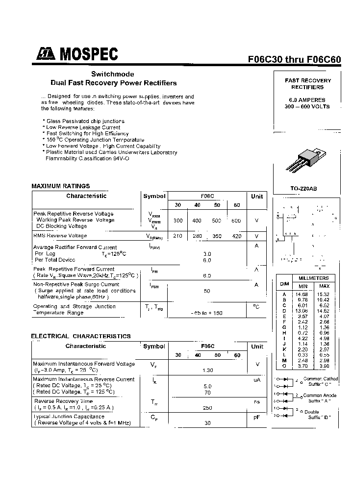 F06C60_1238443.PDF Datasheet