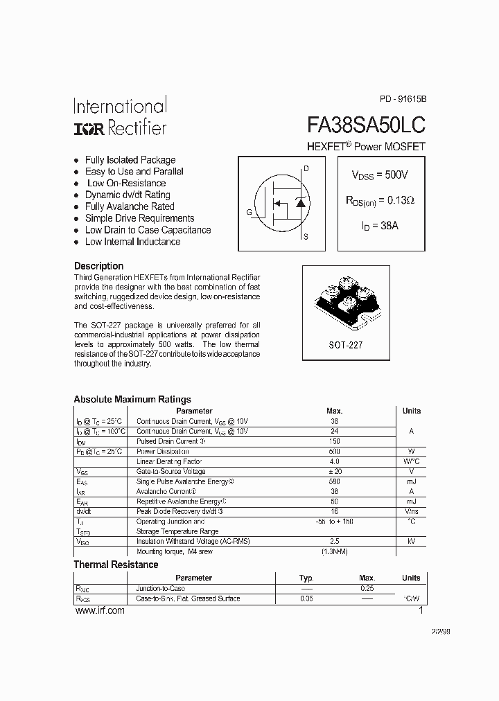 FA38SA50LC_1238657.PDF Datasheet