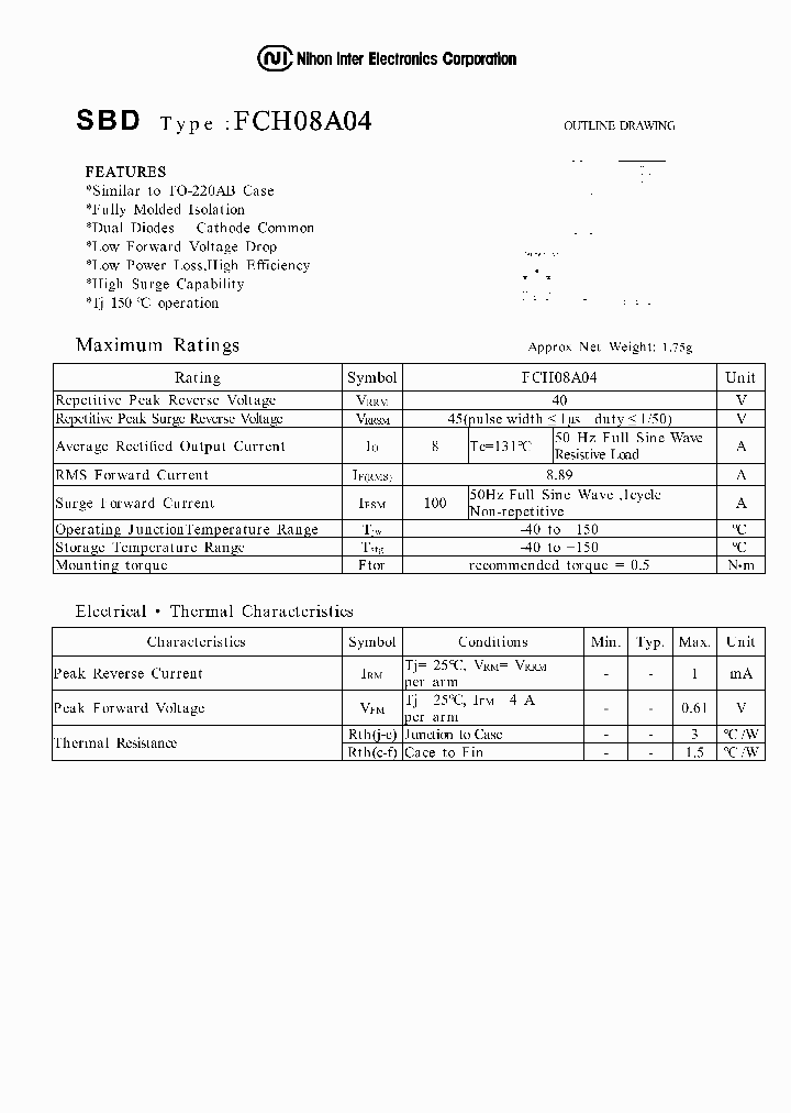 FCH08A04_1239069.PDF Datasheet