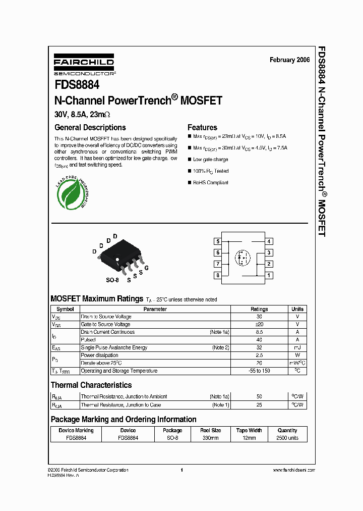 FDS8884_1094741.PDF Datasheet