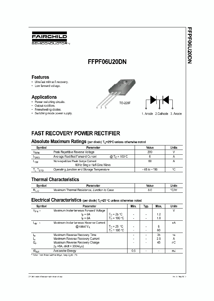 FFPF06U20DN_1240037.PDF Datasheet