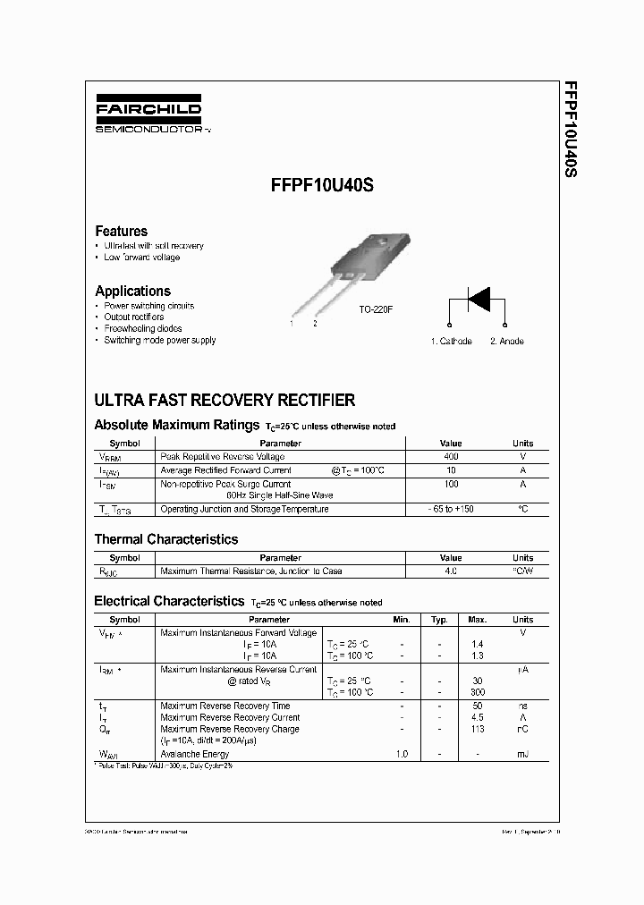 FFPF10U40S_1240052.PDF Datasheet