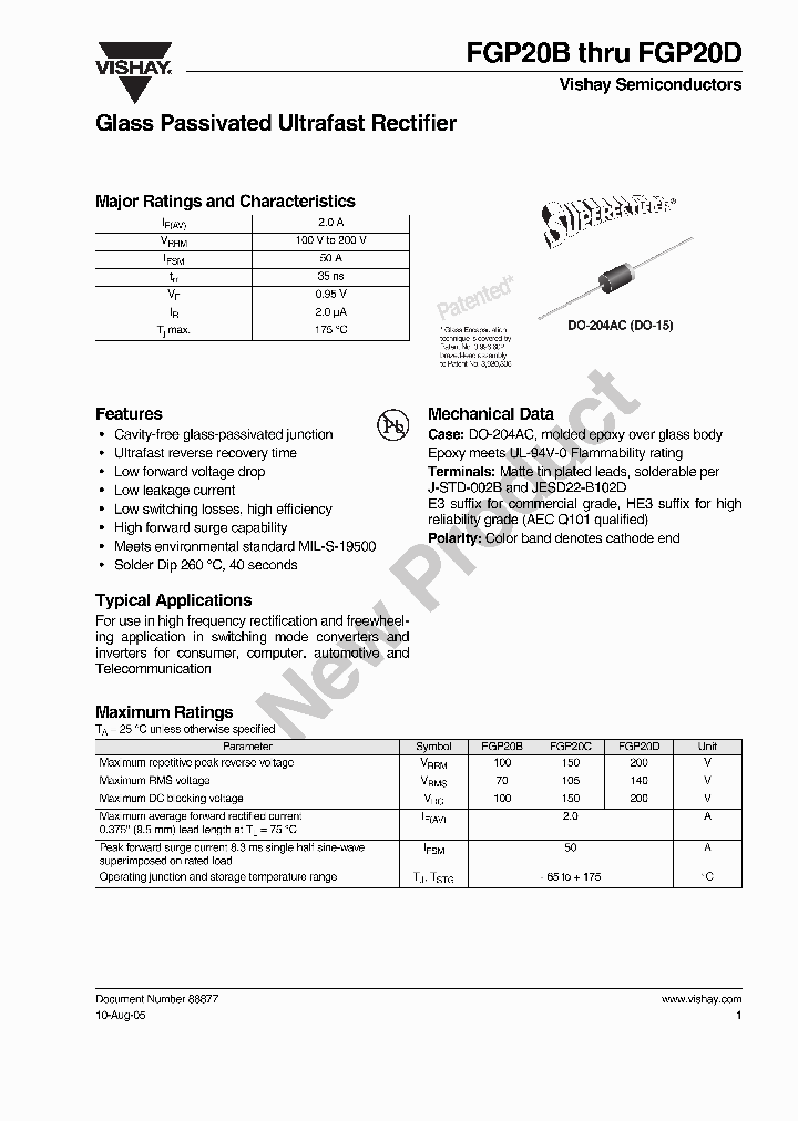 FGP20D_1240138.PDF Datasheet