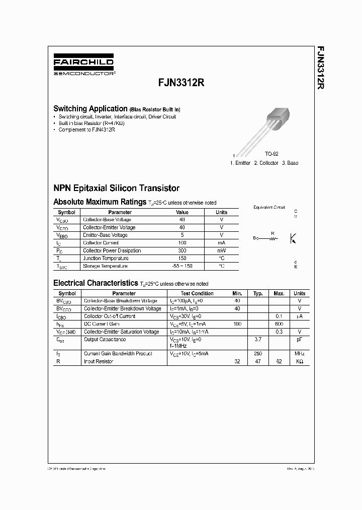 FJN3312R_1240306.PDF Datasheet