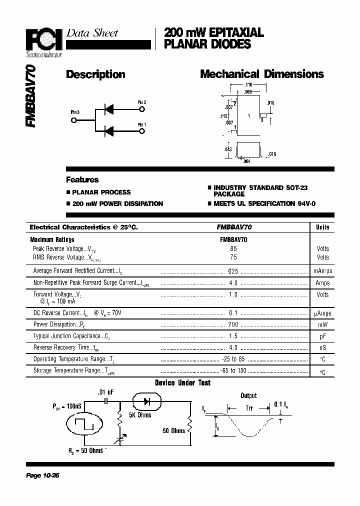 FMBBAV70_1240897.PDF Datasheet